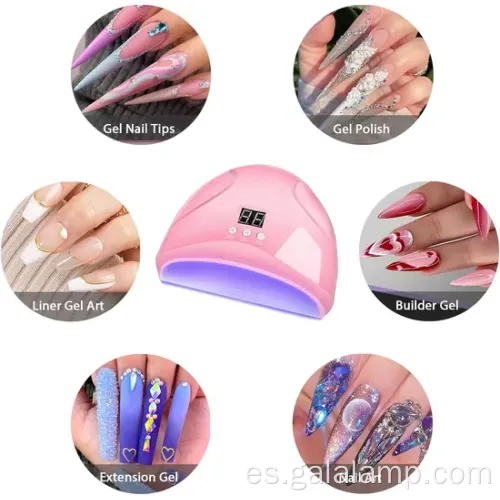 Secador de uñas UV compacto con pantalla LED